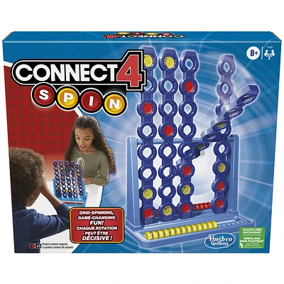 Jeu Connect 4 Spin avec grille tournante