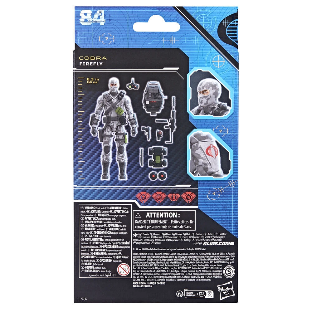 G.I. Joe Classified Series Firefly, Collectible G.I. Joe Action Figure, 84, 6 Inch Action Figures