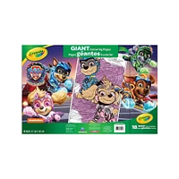 Crayola Giant Colouring Pages, Paw Patrol