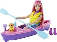 Barbie It Takes Two Daisy Camping Doll with Pet, Kayak and Accessories