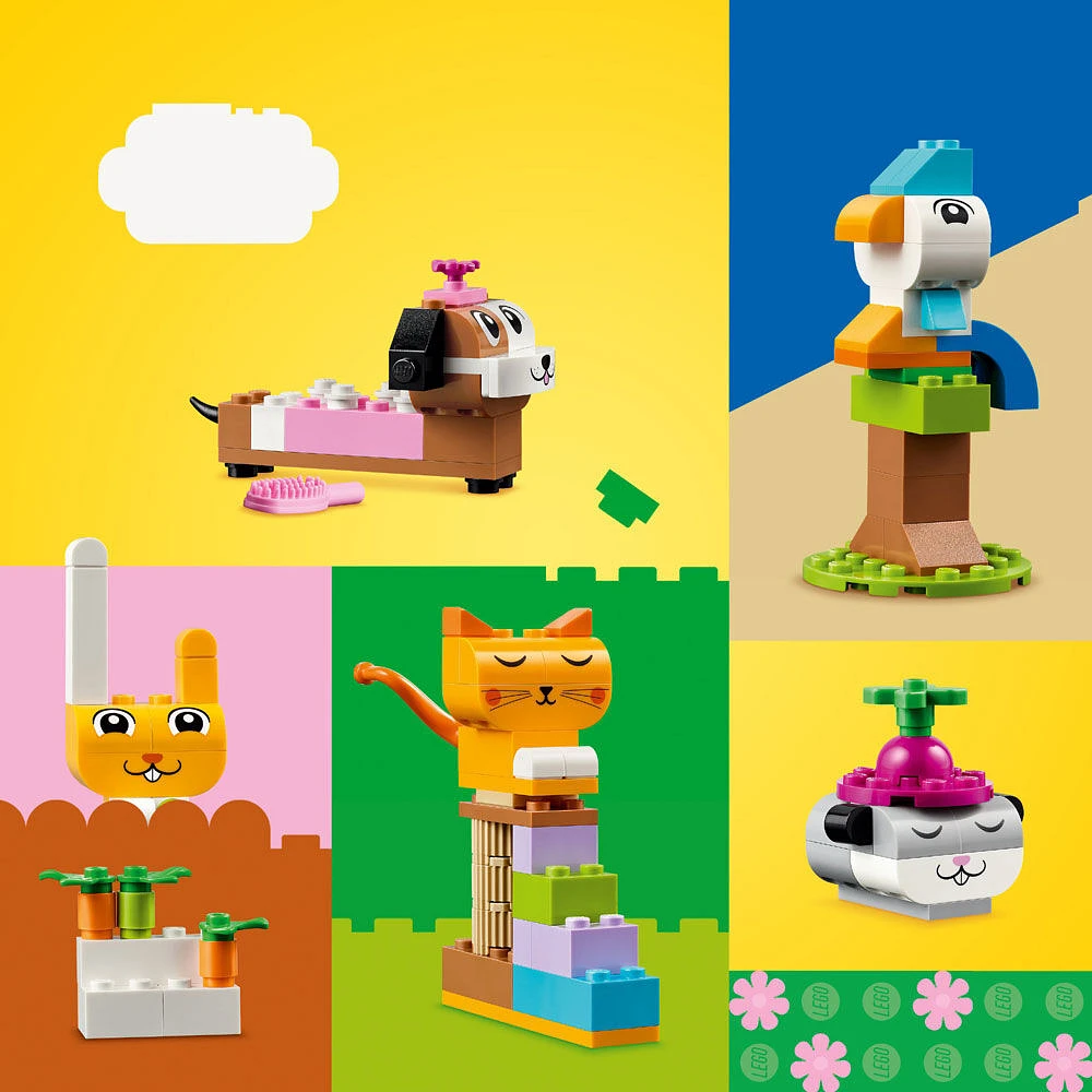 LEGO Classic Les animaux de compagnie créatifs Jouet d'animaux 11034