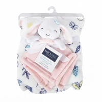 Baby's First 2 Piece Baby Blanket and Buddy Set - Bunny