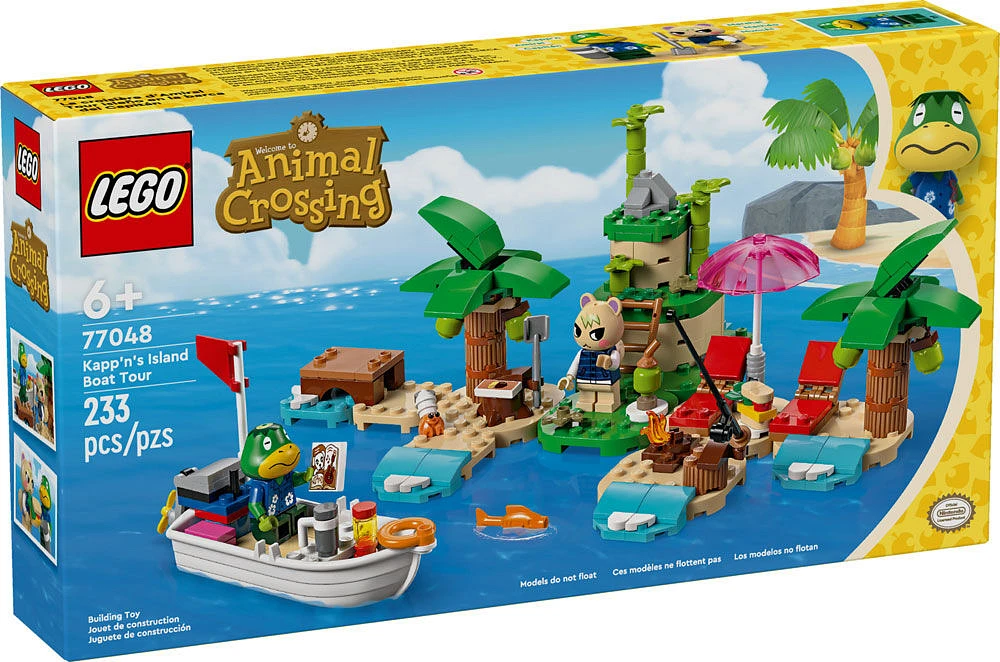 LEGO Animal Crossing Kapp'n's Island Boat Tour Video Game Toy 77048