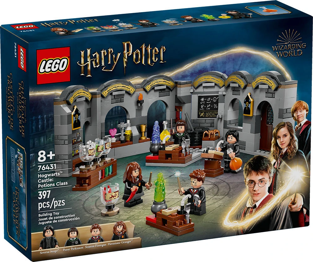 LEGO Harry Potter Hogwarts Castle: Potions Class Playset, Wizard Toy for Kids 76431