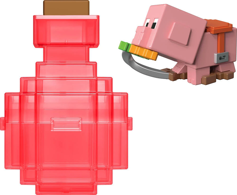 Minecraft Mini Mode Potion Brewing Action Figures with Color Reveal (Characters May Vary