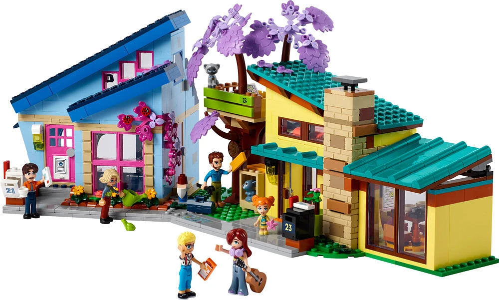 LEGO Friends Les maisons familiales d'Olly et Paisley 42620