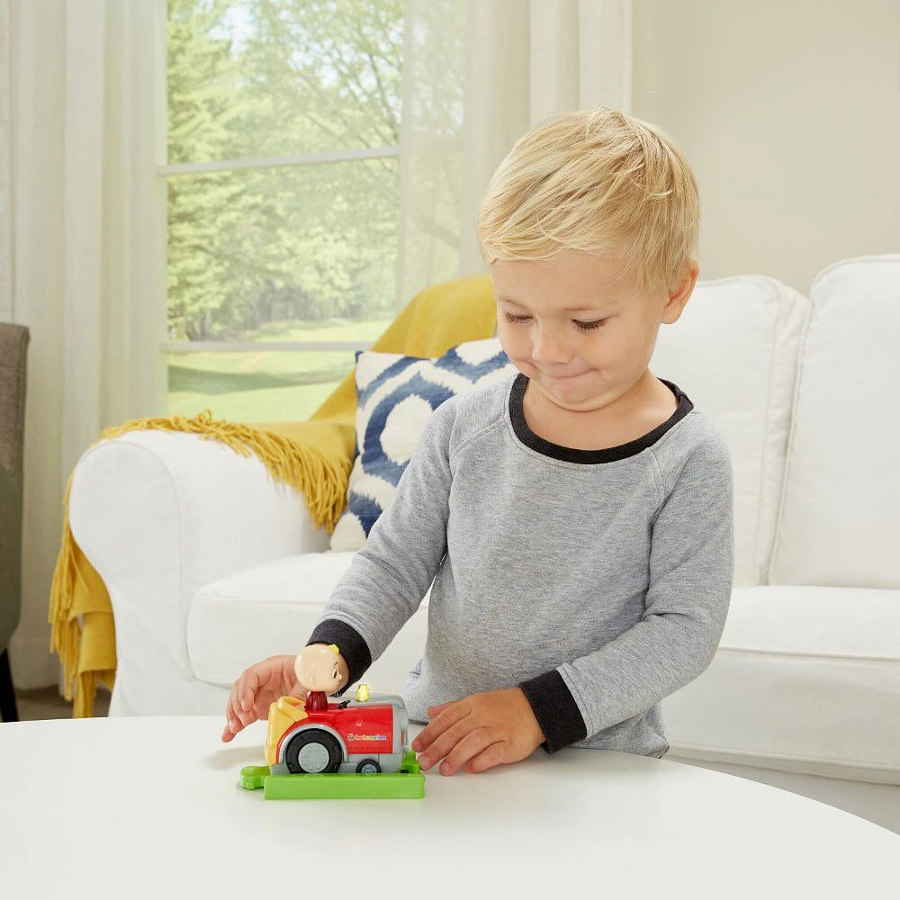 VTech CoComelon Go! Go! Smart Wheels JJ et le tracteur à chansons - Édition anglaise