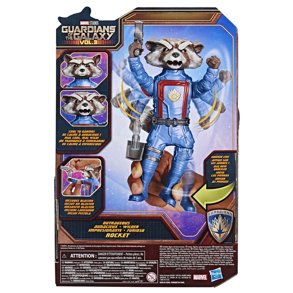 Marvel Studios Gardiens de la galaxie Vol. 3, figurine articulée Marvel's Rocket