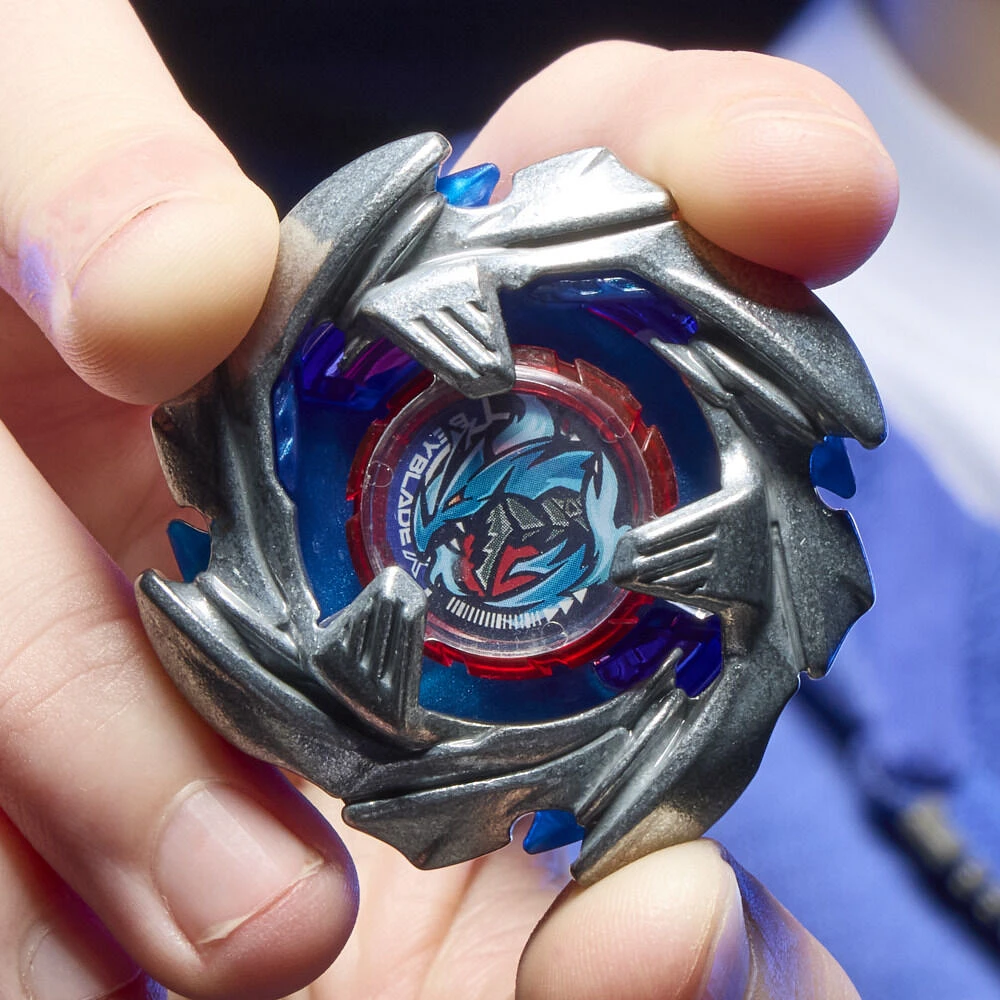 Beyblade X Cobalt Dragoon 2-60C Deluxe Left-Spin String Launcher Set