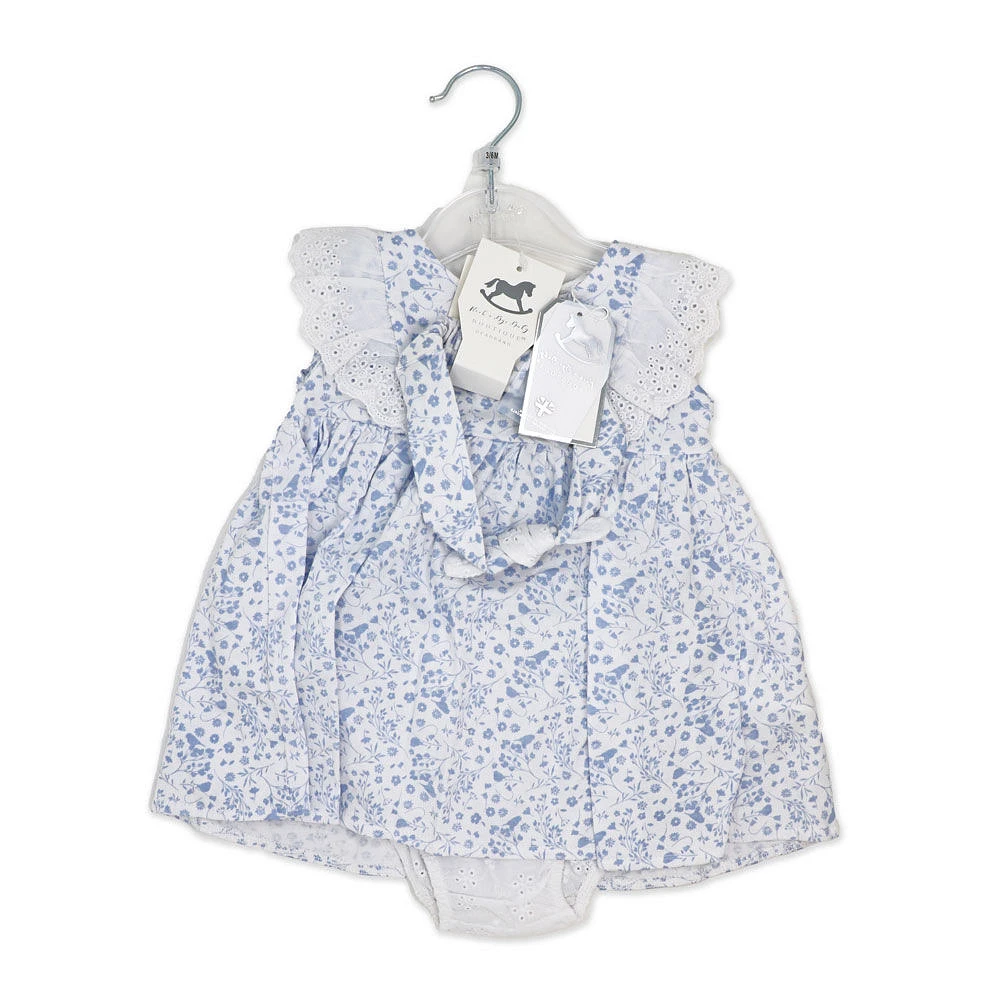 Rock A Bye Bébé bleu 3 pièces oeillet robe 