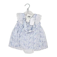 Rock A Bye Bébé bleu 3 pièces oeillet robe 