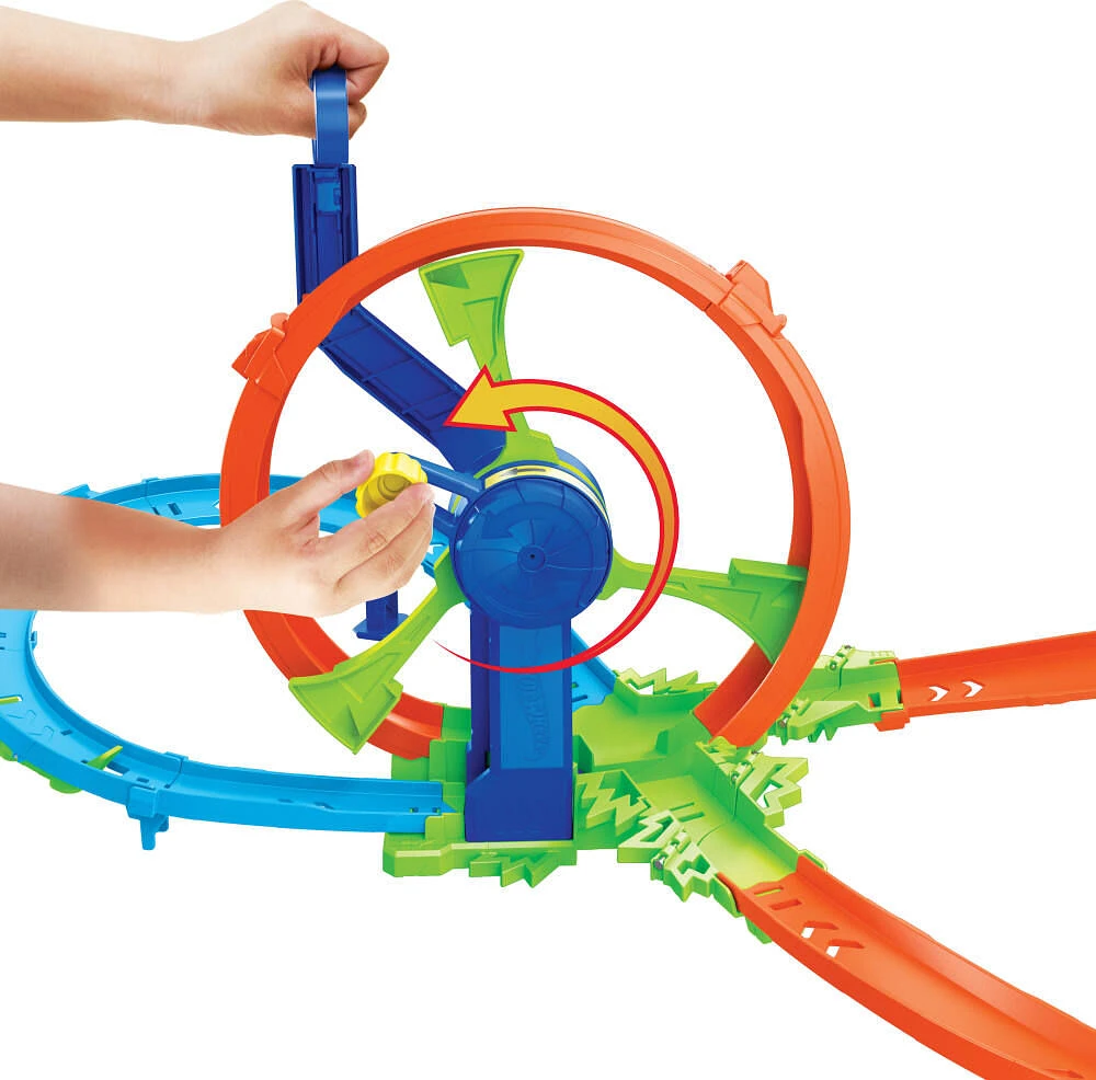 Hot Wheels Action Coffret de Jeu Lancement rapide et boucle