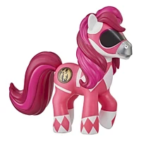 My Little Pony x Power Rangers Crossover Collection Morphin Pink Pony - Power Rangers-Inspired Collectible Pony Figure - R Exclusive