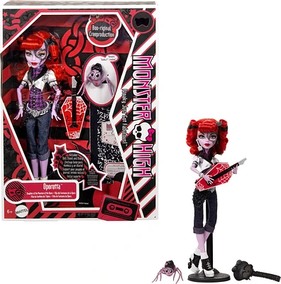 Monster High Boo-riginal Creeproduction Operetta Doll with Diary, Doll Stand and Pet