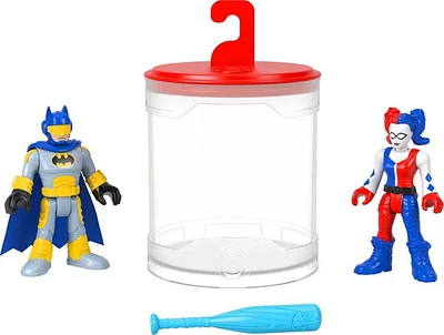 Imaginext DC Super Friends Batman Figure Set with Harley Quinn and Color-Changing Action