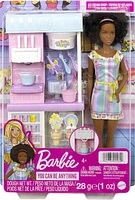 Barbie Ice Cream Shop Playset with 12-in Doll