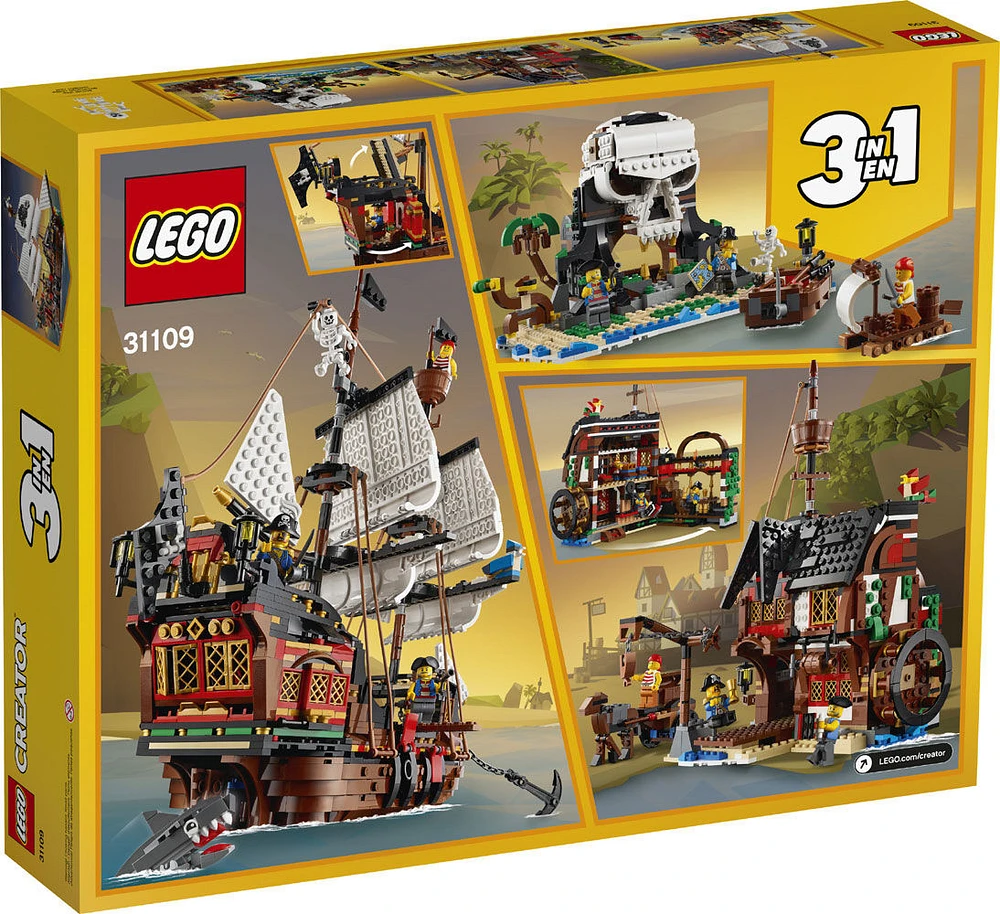 LEGO Creator Le bateau pirate 31109 (1264 pièces)