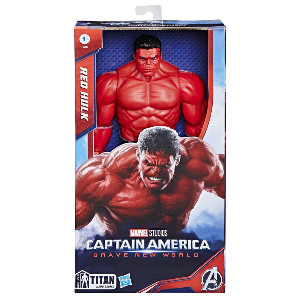 Marvel Studios Captain America Brave New World Titan Hero Series, figurine Red Hulk Deluxe