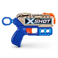 Deux Lanceurs de fléchettes en mousse X-Shot Excel Double Kickback Édition royale (8 fléchettes) par ZURU