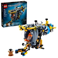 LEGO Technic Le sous-marin de recherche en haute mer Ensemble de jouet pour les enfants qui aiment l'ingénierie et la science 42201