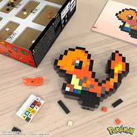 MEGA Pokémon Charmander Building Toy Kit (349 Pieces) Retro Set for Collectors