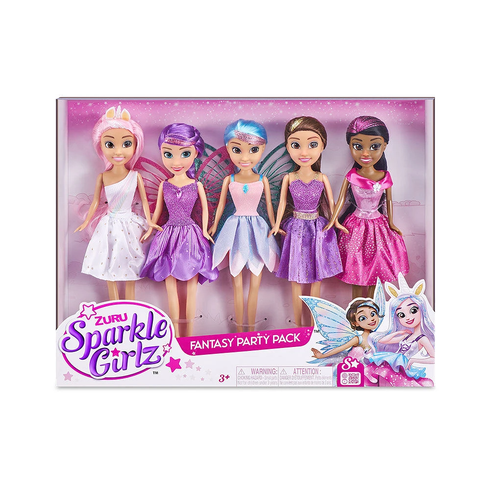 Sparkle Girlz Fantasty Collection Doll 5 Pack by ZURU