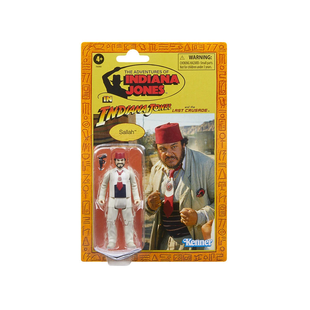 Indiana Jones and the Last Crusade Retro Collection Sallah 3.75 Inch Indiana Jones Action Figures