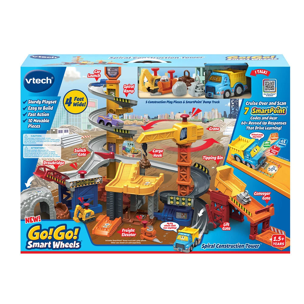 VTech Go! Go! Smart Wheels Spiral Construction Tower - English Edition