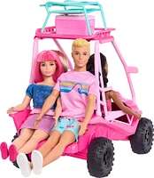Barbie Mysteries: Beach Detectives Ultimate Beach Buggy Vehicle Playset with 10+ Accessories