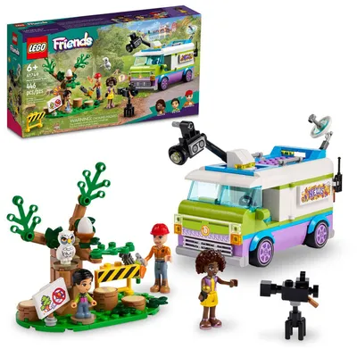 LEGO Friends Newsroom Van 41749 Building Toy Set (446 Pieces)