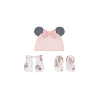 Minnie 3 Piece Accessories Set Coral O/S