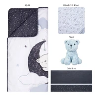 Bearly Dreaming 4 Piece Crib Bedding Set