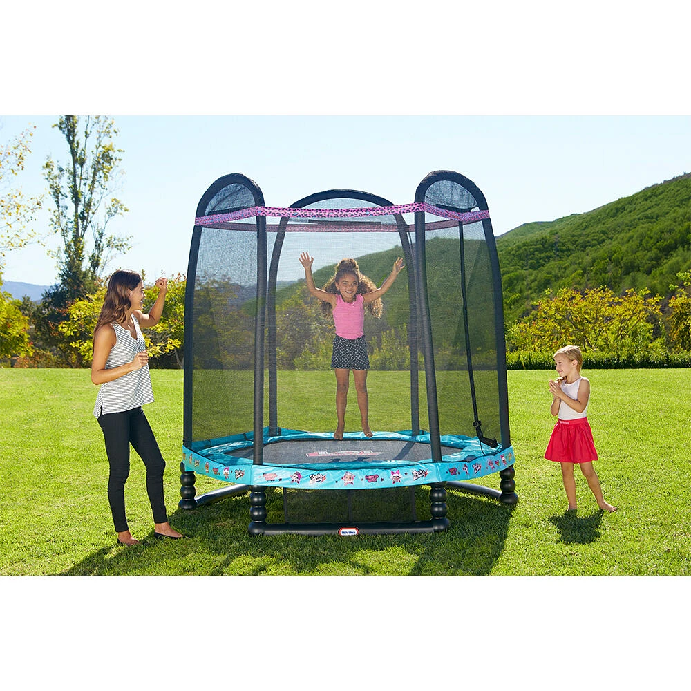 Trampoline de 2,1 m avec enceinte et filet de sécurité L.O.L. Surprise!