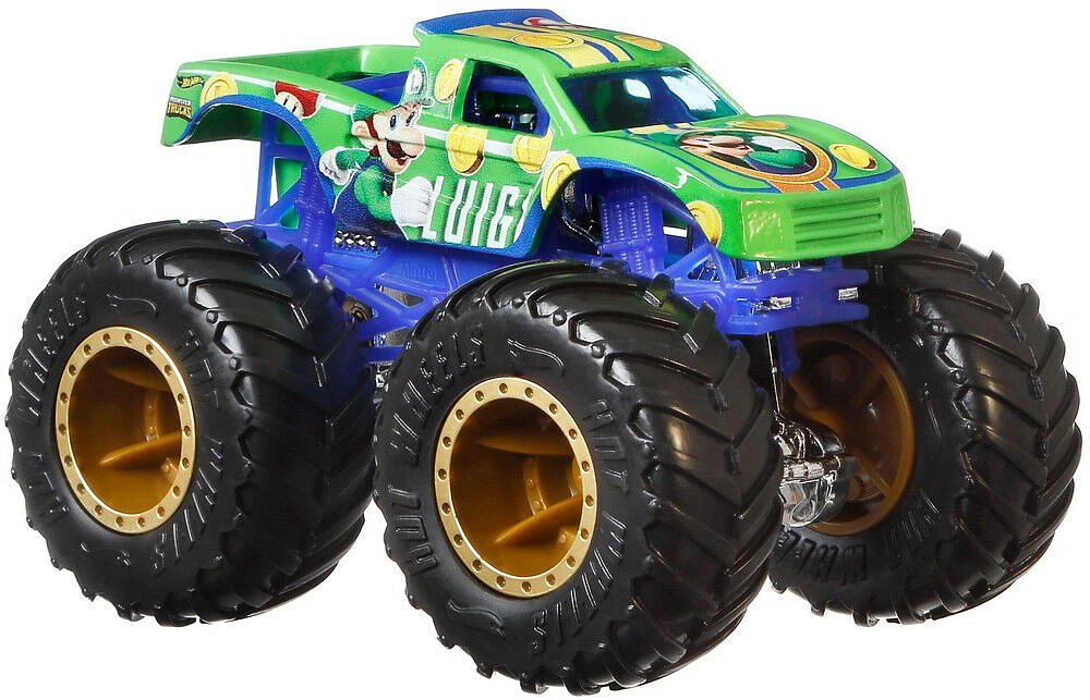 Hot Wheels - Monster Trucks - Échelle 1:64 - Assort. TGT Thématique - Véhicule - Les styles peuvent varier