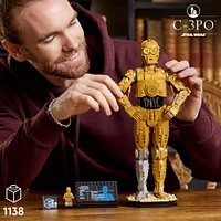 LEGO Star Wars C-3PO Figurine de droïde à construire 75398