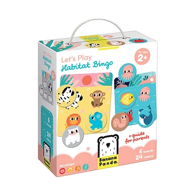 Banana Panda Jouons au jeu de bingo Habitat (30 pièces) - Édition anglaise - Notre exclusivité