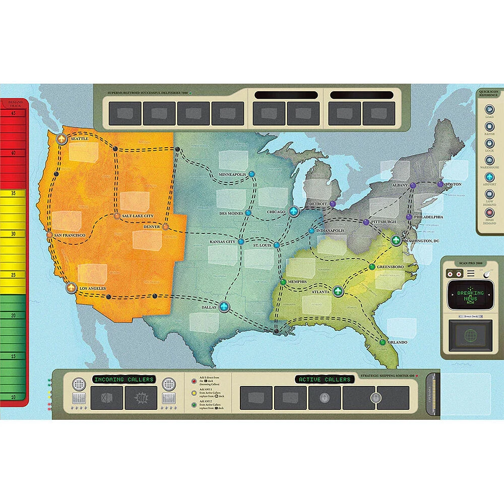 USAopoly Express Route Jeu De Plateau - Édition anglaise