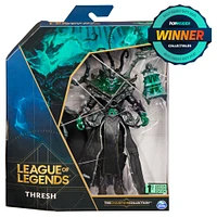 League of Legends, 6-Inch Thresh Collectible Figure w/ Premium Details and 2 Accessories, The Champion Collection, Collector Grade