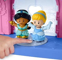 Princesses Disney-Coffret pour tout-petits Little People-Château lumières magiques et danse avec 2 figurines