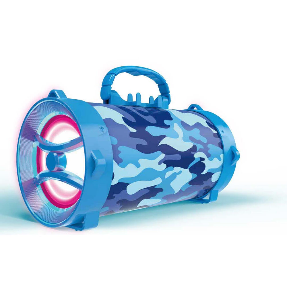Art+Sound Portable Boombox Blue Camo - English Edition