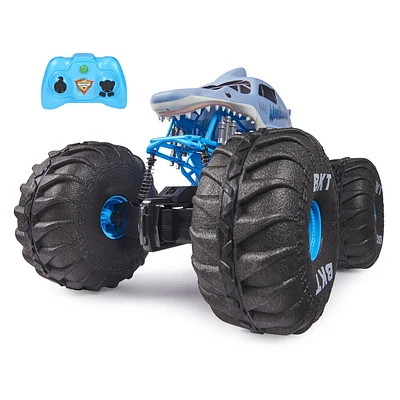 Monster Jam, Monster truck tout-terrain radiocommandé Mega Megalodon officiel, échelle 1:6