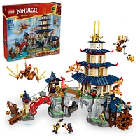 LEGO NINJAGO Tournament Temple City Building Toy - Cool Gift for Teen Boys & Girls 14+ - 71814