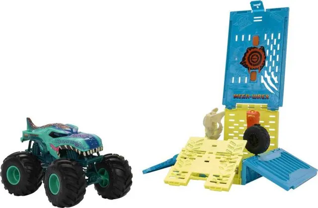 Pista de Carros Hot Wheels Monster Truck Wreckin' Raceway