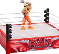 WWE Knuckle Crunchers Coffret de jeu Ring à rebonds et figurine