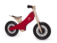 Vélo d'équilibre classique Kinderfeets rouge cerise