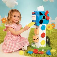 Little Tikes Learn and Play My First Mailbox, Pretend Mailbox Playset for Learning Shapes, Numbers, and Colors - for Ages 1 -3 Years