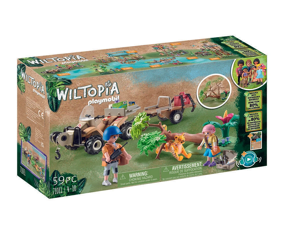 Playmobil - Wiltopia - Animal Rescue Quad