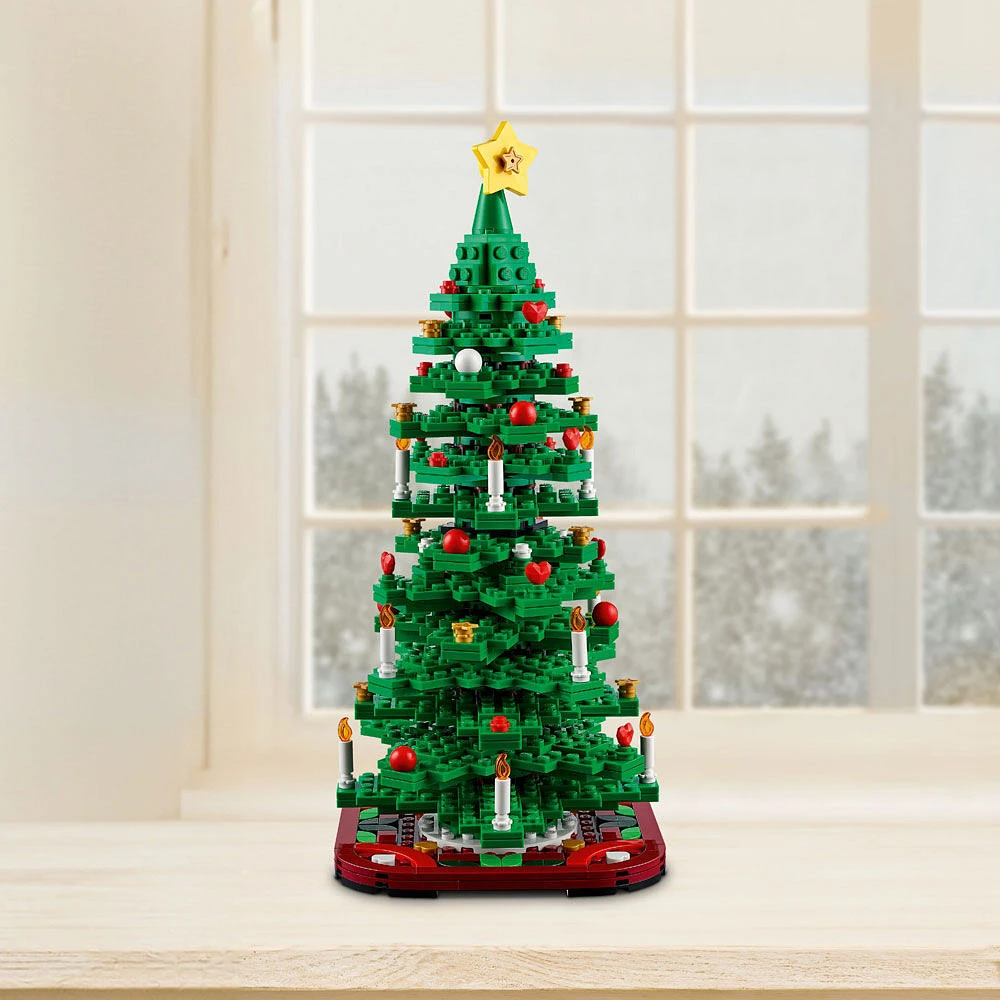 LEGO Christmas Tree Toy Building Set for Kids, Collectible Holiday Decor, 2 Building Options, 40573