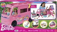 Barbie-Coffret Camping-Car de Rêve-avec plus de 60accessoires