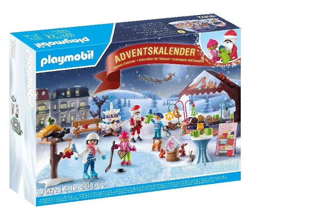 Playmobil - Calendrier de l'Avent: Visite au marche de Noel